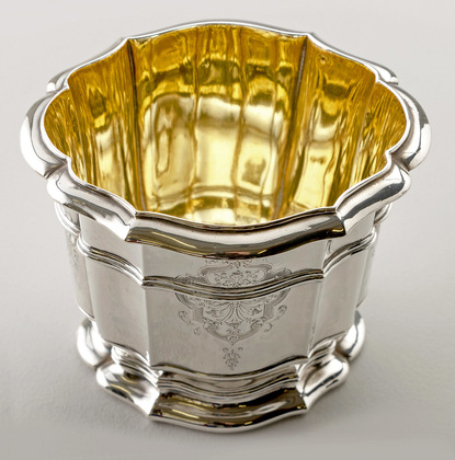 Jean-Valentin Morel Silver Vase Shaped Sugar Basin - Morel Et Cie Londres